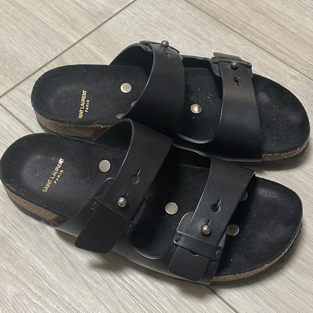 Brand New Saint Laurent Slides  Size 39